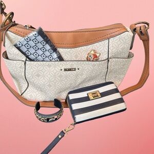 Michael Kors wallet/wristlet and free stuffed bag